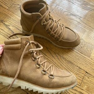 Sorel Tan Leather Boots
